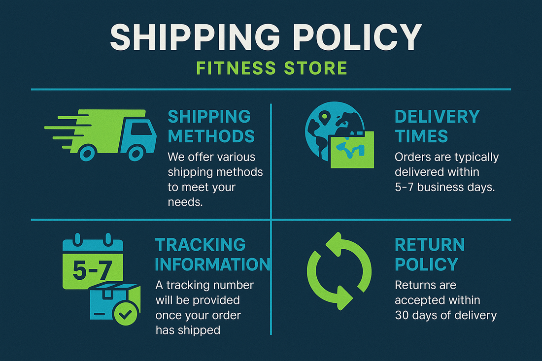 Shipping Policy Of Aura of Fitness Store