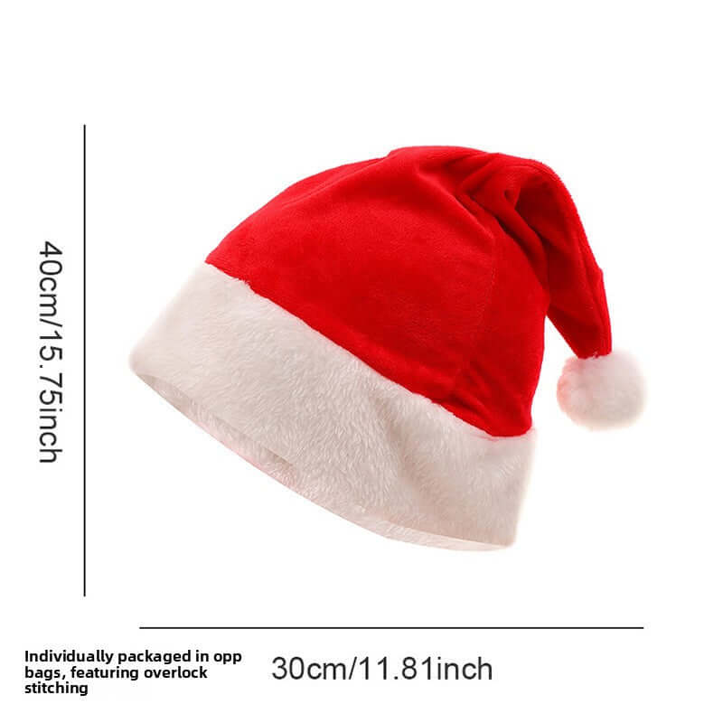 Christmas Short Plush Hat