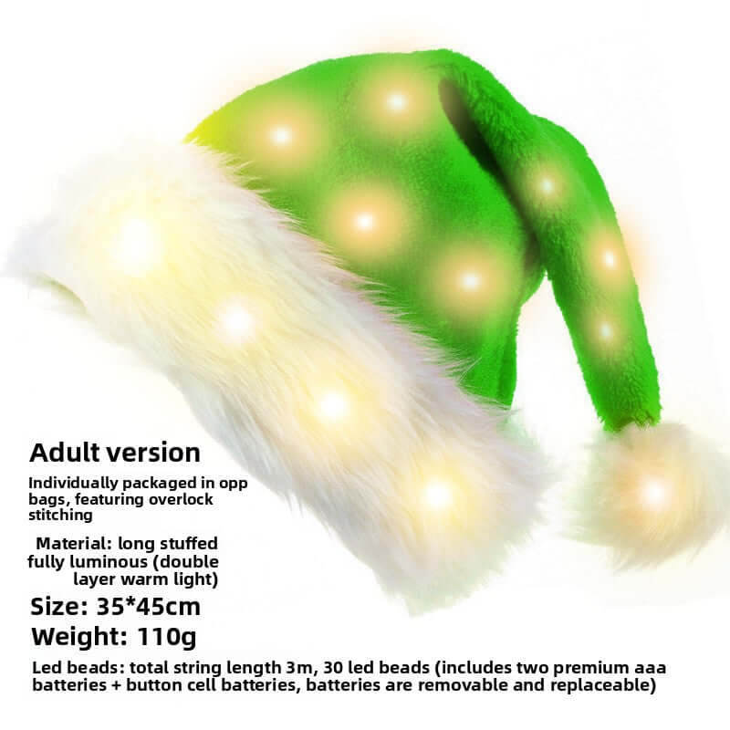 Christmas Short Plush Hat