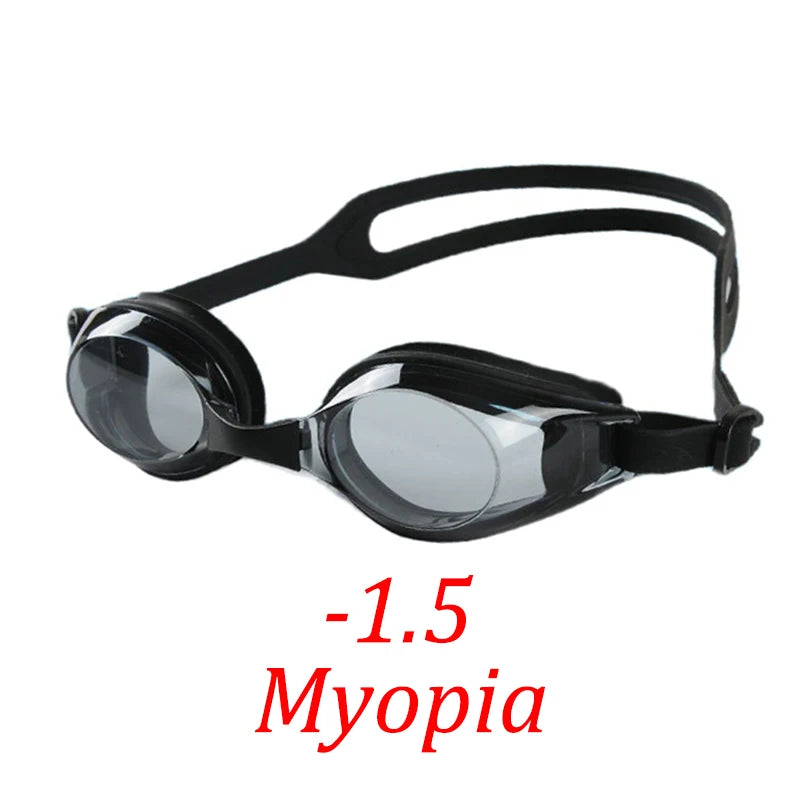 Myopia Swim Goggles Men Women Child Swimming Pool Eyewear Water Sport Waterproof Eyeglasses Anti Fog UV Protect Optical Glasses