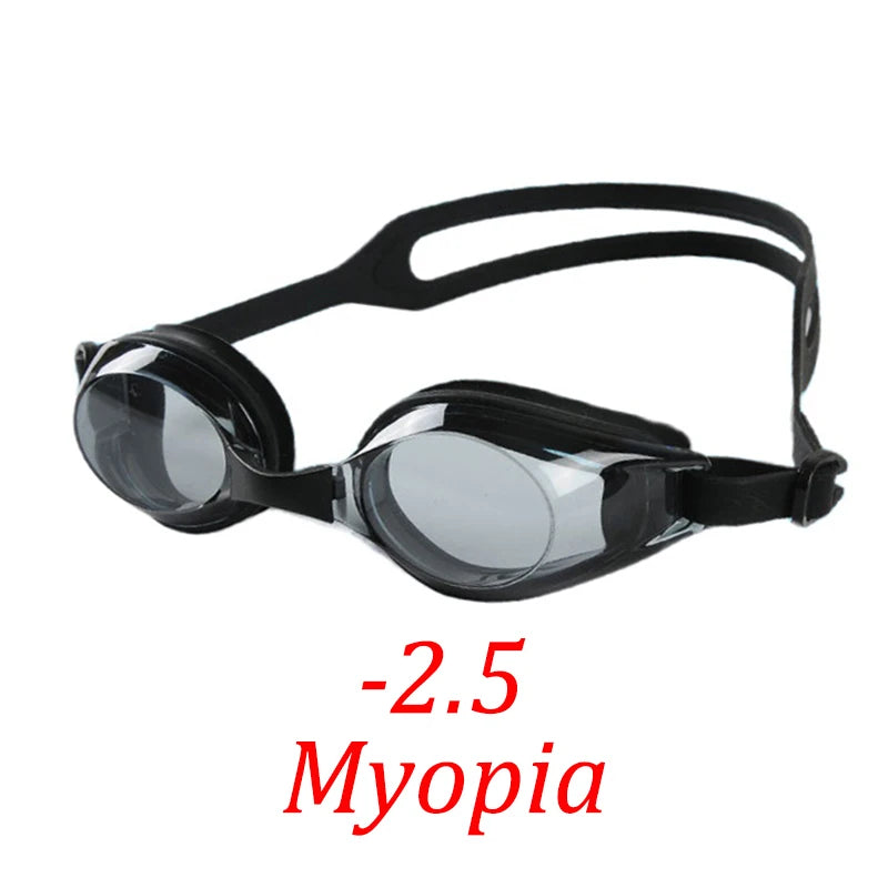 Myopia Swim Goggles Men Women Child Swimming Pool Eyewear Water Sport Waterproof Eyeglasses Anti Fog UV Protect Optical Glasses