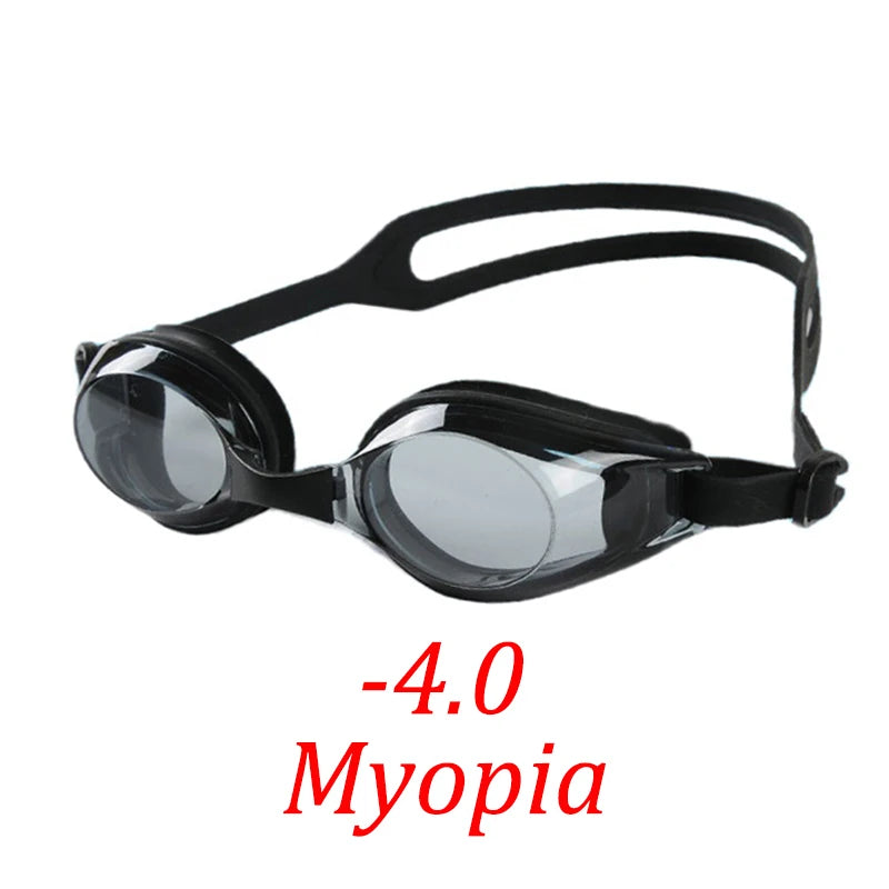 Myopia Swim Goggles Men Women Child Swimming Pool Eyewear Water Sport Waterproof Eyeglasses Anti Fog UV Protect Optical Glasses
