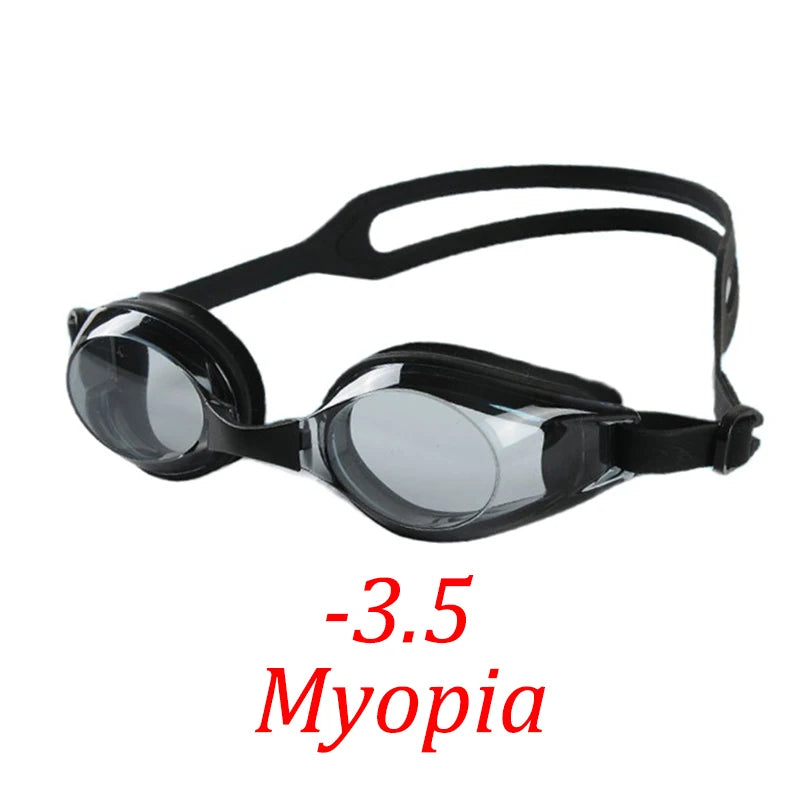 Myopia Swim Goggles Men Women Child Swimming Pool Eyewear Water Sport Waterproof Eyeglasses Anti Fog UV Protect Optical Glasses
