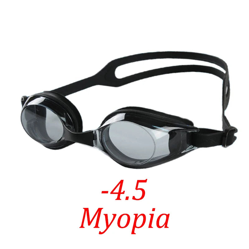 Myopia Swim Goggles Men Women Child Swimming Pool Eyewear Water Sport Waterproof Eyeglasses Anti Fog UV Protect Optical Glasses