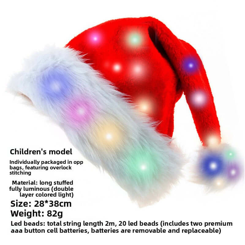 Christmas Short Plush Hat