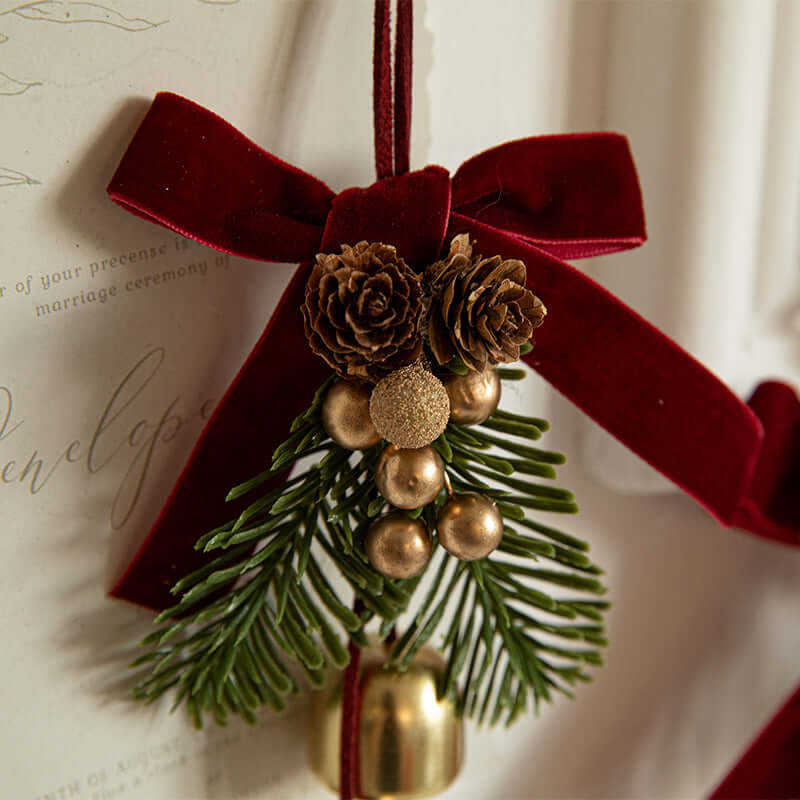 Bell Velvet Bow Ornament